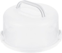 IMIKEYA Handheld Cake Storage Case Lid Reusable Cake Carrier for Birthdays and Events Multi-function Box Sturdy Handles for