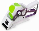 Generic Manual Label Applicator, Portable Handheld Barcode Sticker Gun, Flat Round Bottle Labeling Machine, for 1” 3” Label Roll Core, 11.2*4.4*3.7in