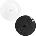 2PCS Silicone Kitchen Sink Stoppers, Bathtub Stopper, 6" Universal Drain Stoppers for Bathroom Sink, Laundry Tub, Utility Sink, Commercial Sink, Drain Cover Plug