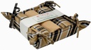 Black Haze - 3 Tea Towels and Bread Basket Set