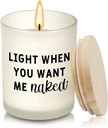 Gifts for Him Boyfriend Husband Men Couples Gift Ideas, Romantic Valentines Day Gift for Him, Naughty Boyfriend Birthday Gifts, Funny Anniversary Presents for Men Husband Couple, Christmas, Candles