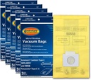 Envirocare Replacement Vacuum Bags Compatible with Kenmore Canister Type C/Q. 5055, 50557 and 50558 Panasonic Type C-5 Vacuums,15 pack
