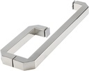 Bathroom Door Handle Sets Push and Pull Shower Glass Doors Grab Bar Sliding Doors Knobs Towel Bar Replacement Sets (Size : 300mm+450mm)