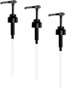3pcs Oyster Sauce Bottle Nozzle Pump Dispenser Ergonomic Leakproof Heads for Easy Squeeze Food-Grade Pe Material for High and Bottles
