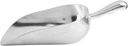 BRRNOO Aluminum Alloy Ice Scoop, Food Grade Metal Scooper for Home Kitchen Coffee Beans Food Jars Bar Buffet Round Bottom Design