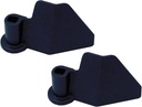 2 Pack Breadmaker Paddle, Bread Maker Kneading Paddle, Stainless Steel Bread Machine Mixing Paddle Kneading Blade Replacement for Most Bread Maker(COLOR:Black)