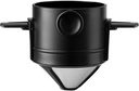 Portable Pour Over Coffee Maker 1-2 Cup, Stainless Steel Portable Coffee Filter, Reusable Mug Coffee Dripper Filter for Home Office Travel