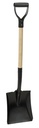 Mutual Industries 50079-1 D-Handle Shovels Square Point