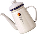 Mobestech 1piece Enamel Kettle for Tea Drip Coffee Pot Hot Water Pot Easy to Clean