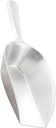 Multi-purpose Aluminum Ice Scoop Ergonomic Kitchen Tool for Ice Cubes Flour Candy More Easy to Clean for Home Bar Restaurant Use Medium