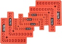 90 Degree Corner Clamp Clamping Squares Woodworking Tools Positioning Squares Right Angle Clamp Wood Clamps for Gluing Cabinets Picture Frames or Drawers Set of 8（3" 4"）