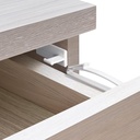 Coolrunner Child Safety Locks, 4 Pack Baby Proofing Drawers Locks, Baby Safety Invisible Drawer Latches with Strong Adhesive for Baby Care - No Tools or Drilling Required