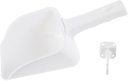 Plastic Ice Scooper for Freezer Multi-use Ice Scoop Hook Holder for Home Hotel Restaurant