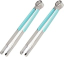 2Pcs Thick Stainless Steel Barbecue Heat Resistant Grill Clip for Outdoor Barbecue Supplies Accessories