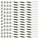45 Sets 3-in-1 Furniture Connecting Kit, Furniture Connecting Fittings with Dowel, Nuts and Cam Screws