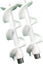 2 Pieces Short Beater Rods Spare Parts Stirring Shafts Single Head Ice Cream Maker Accessories,Compatible for MK Soft Serve Machines Fittings