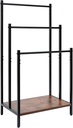 Towel Racks Blanket Storage for Living Room, Drying and Display Rack with Shelf, Freestanding Towel Holder for Bath Storage, Hand Towels, Outdoor Pool Towel