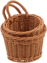 2pcs Woven Wall Hanging Storage Basket for Kitchen Versatile Container for Garlic Ginger Eggs and Fruits Charming Rustic Decor for Home Organization