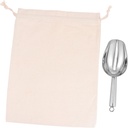 Alipis Ice Shovel Set with Icing Bag Premium Stainless Steel for Large Ice Cubes Ideal for Party Bar
