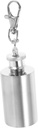 Veemoon 1oz Stainless Steel Mini Flask Keychain Flask for Wine Water Juice Key Fob Keychain