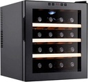 16 Bottle Compressor Wine Cooler Refrigerator | Large Wine Cellar | 41f-64f Digital Temperature Control Wine Fridge for Red, White, Champagne or Spark
