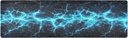 Blue Electric Sparks Heat Resistant Table Runner/Trivet - 230F Durable Waterproof Long Pot Mat for Hot Dishes & Pots - Essential Kitchen & Dining Tool, 39" L