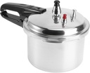 PRETYZOOM Mini Pressure Pot Aluminum Pressure Cooker for Home Stovetop Portable and Insulated Handle
