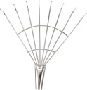 MERRYHAPY Duty Garden Steel Tines Rake Leaf Rakes for Lawns Lawn Replacement Heavy Duty
