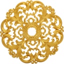GLEAVI Gold Ceiling Light Fixture Ceiling Medallion Ceiling Medallions for Lights