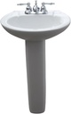 Barclay - 3-201WH Hampshire 450 Pedestal Lavatory in White