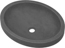 Native Trails NSL1916-S Tolosa Native Stone Universal-Mount Bathroom Sink, Slate