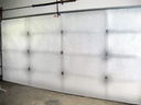 Garage Door Insulation KIT Reflective Foam (not Cheap Bubble) White 18' x 8'