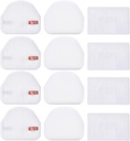 Leadaybetter Filter Replacement for Shark Navigator NV100 NV100 26 NV105 26 NV106 UV300 NV450 NV480 NV482 Light Upright Vacuum Cleaner, 4 Pack Foam & Felt Filters, Compare to Part # XFF450 & XFL100