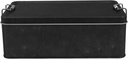 Mikinona Elegant Iron Box Packaging Rectangular Metal Container for Candy Cookie Storage Tea Tin Multipurpose Kitchen Decor