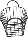 Luxshiny Vintage Iron Fruit Basket Baskets Bulk Wire Storage Organizer Desktop Cosmetics Container Black