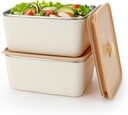 2 PCS Stainless Steel Food Storage Containers with Lids (20oz), Reusable Snack Containers with Lids for Kids,Leak Proof & Airtight,Metal Containers for Snack,Meal Prep,Fruit,Candy