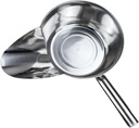 Stainless Steel French Fry Scoop Popcorn Scoop French Fry Bagger Scoop Chips Scoop for French Fries, 21cm Right