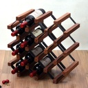 Wine Rack Metal Countertop Small Countertop Tabletop Wine Cabinet Wine Bottle Rack Storage Rack for Wine Cellar Bar Home Kitchen Vision