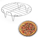 6/7/8 Inch Cooking Rack Round Stainless Steel Baking And Cooling Steaming Rack,Round Air Fryer Rack,Fits Air Fryer/Stock Pot/Pressure Cooker/Round Cake Pan (Six-inch)