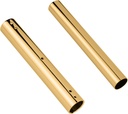 gotonovo Adjustable Wall Mount Extension Tube Shower Faucet Kit Accessories Bathroom Shower Fixture Rod Fittings Polished Gold 6 inch to 11 inch