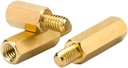 10/20Pcs M3 Tighting Standoff Motherboard Spacer Copper Hexagon Stand Off Nuts Column Pillar Rack PCB Board Stud PC Screw Nut Bolt Hardware Nut(26mm 10pcs,M3 Thread 5mm)