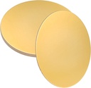 VOSAREA 6Pcs Gold Cake Board Decorative Round Cake Bases Food-grade Sturdy Paper Non-stick and Grease Resistant for Birthday Wedding Cake Display for Baking Events