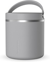 Hydrapeak 25oz Stainless Steel Vacuum Insulated Food Jar | Hot Food and Cold Food, Wide Mouth Leak-Proof Soup Jar for Adults, 10 Hours Hot and 16 Hours Cold (Grey)