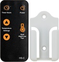 Replacement Remote Control for Heat Surge Space Heater WP18D (with Wall Mounting Bracket)