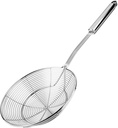 Strainer Skimmer, Stainless Steel Spider Strainer, Ladle for Pasta, Spaghetti, Noodles and Frying in Kitchen – 6 Inches Bowl