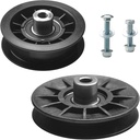 Ohoho 532194326 V-Ldler Pulley & 532194327 Flat Idler Pulley Compatible with Husqvarna GTH 26 K54, GTH2448 T, GTH654 T, LGT 2554 Lawn Mower, Replaced 194326, 194327, 532194226, 280-6630