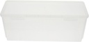 Garneck Household Transparent Bread Box Medium Kitchen Storage Container for Refrigerator Practical Multi Function Bread Dispenser and Organizes Countertops Housewarming Gift