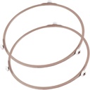 2pcs Microwave Oven Turntable Ring Glass Turntable Holder Ring Roller Support for Sharp Carousel Microwave Parts