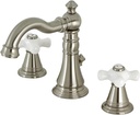 Kingston Brass FSC1978APX American Classic Widespread Bathroom Faucet, Brushed Nickel, 10 x 5.19 x 8