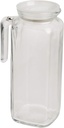 Bormioli Rocco Glass Frigoverre Jug With Airtight Lid 33.75oz : Clear Pitcher With Hermetic Sealing, Easy Pour Spout & Handle – For Water, Juice, Iced Coffee & Iced Tea